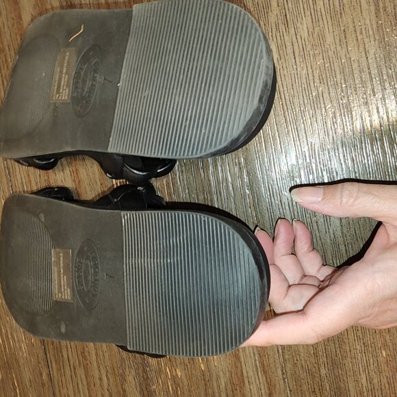 STEVE MADDEN Women's Hilary Braided Sandals Black 7M - Picture 6 of 9